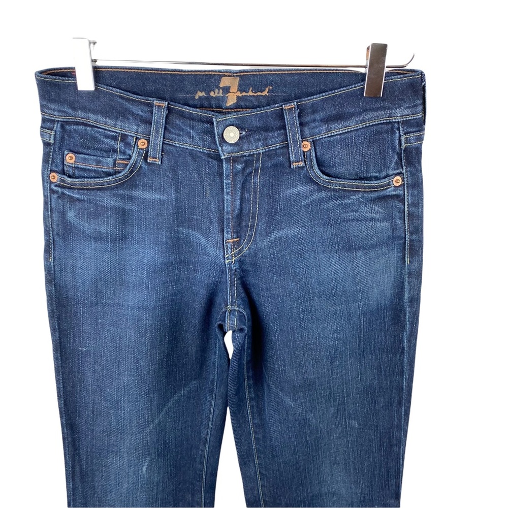 7 For All Mankind 7FAMK Vintage Flare Jeans Mid Rise Medium Wash Size 26 - Picture 3 of 9